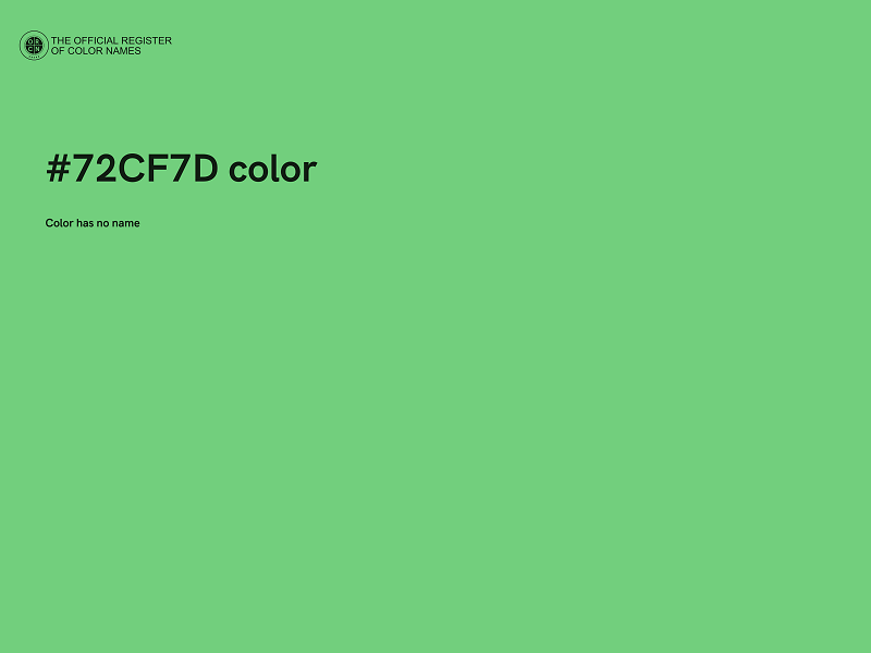 #72CF7D color image