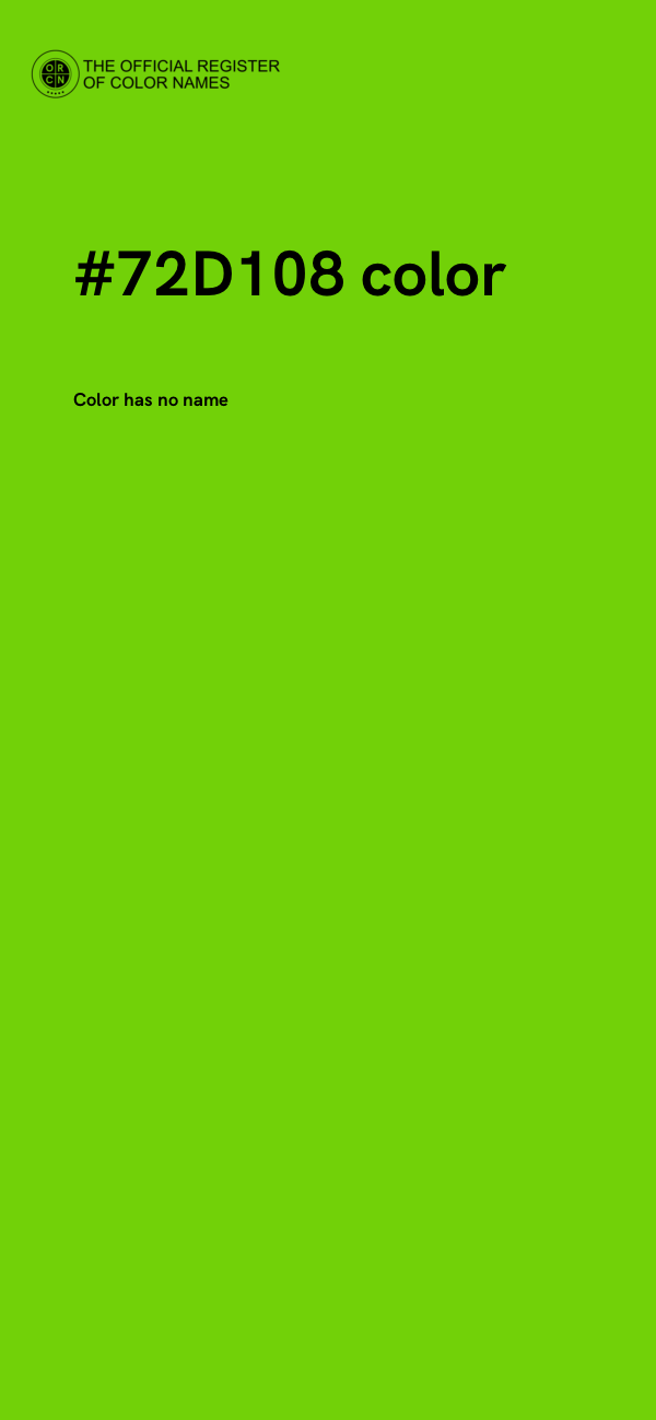 #72D108 color image