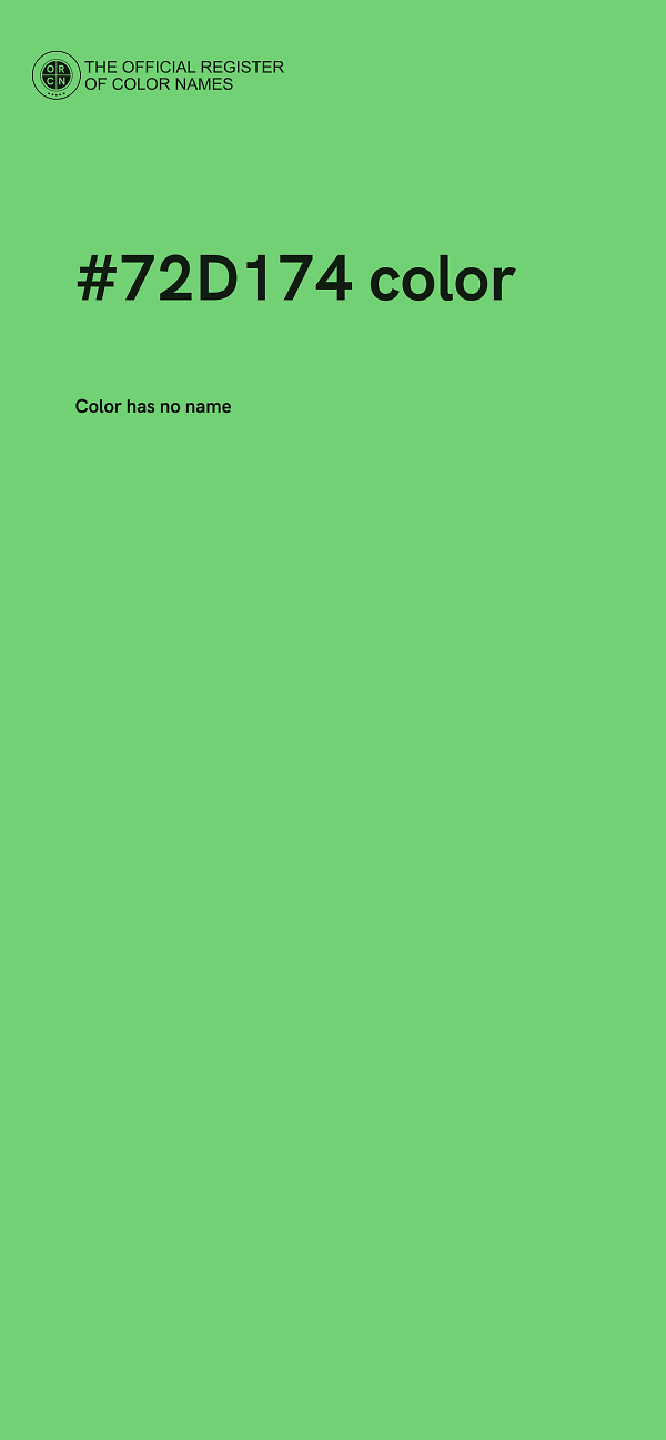 #72D174 color image