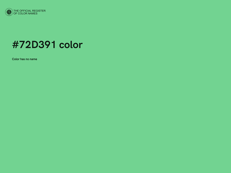 #72D391 color image