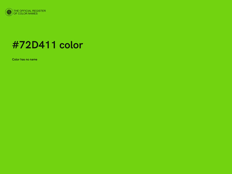 #72D411 color image