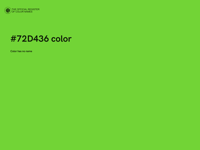 #72D436 color image