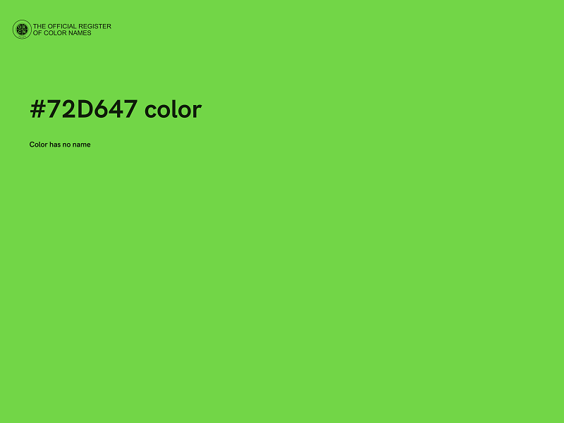 #72D647 color image