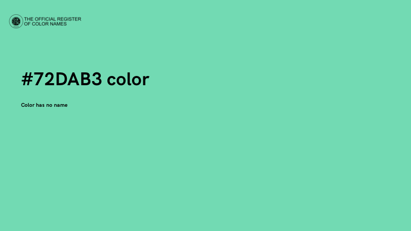 #72DAB3 color image