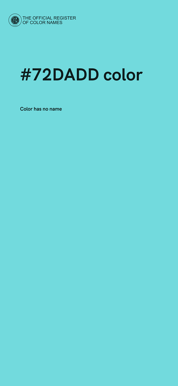 #72DADD color image