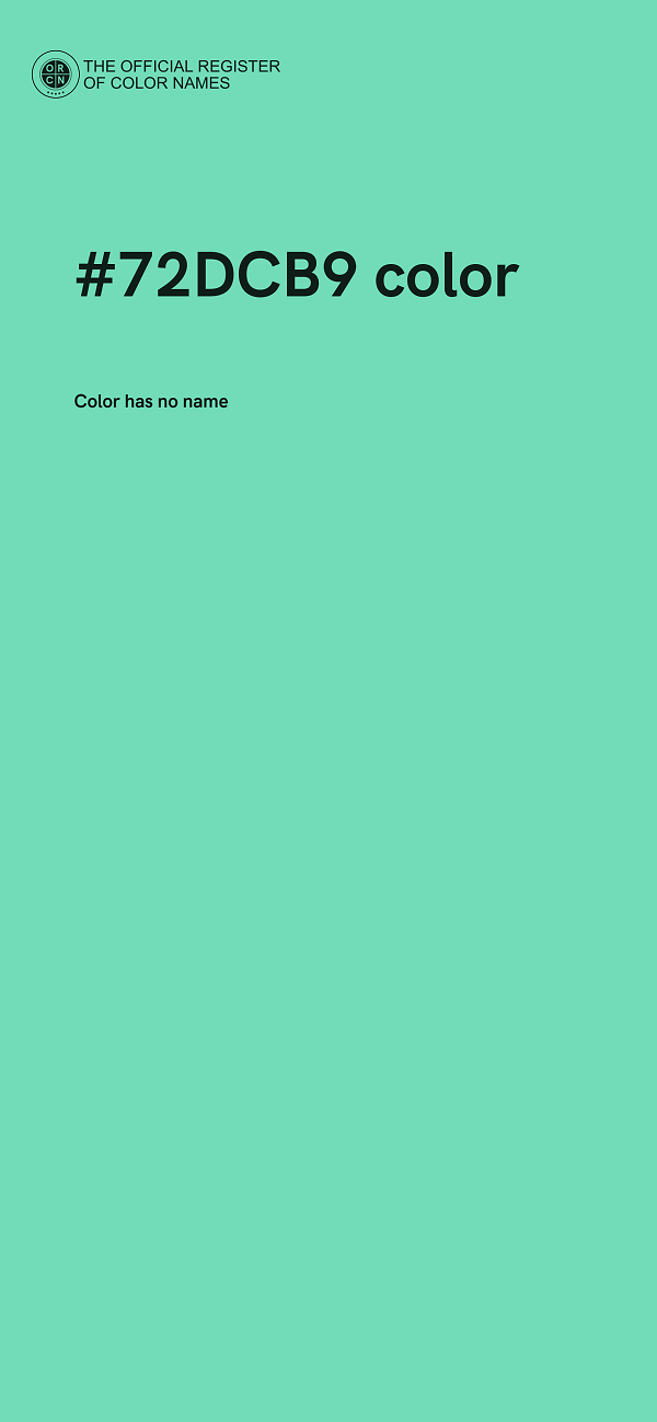 #72DCB9 color image