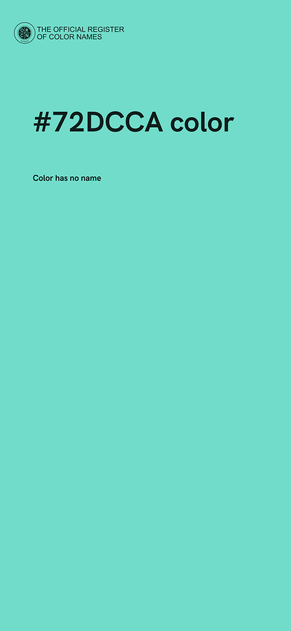#72DCCA color image