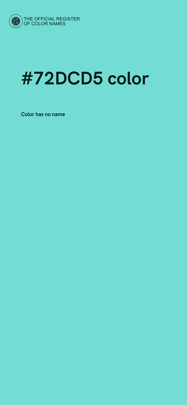 #72DCD5 color image