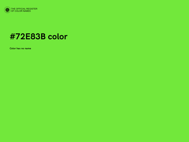 #72E83B color image