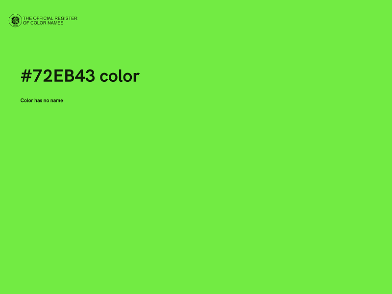 #72EB43 color image