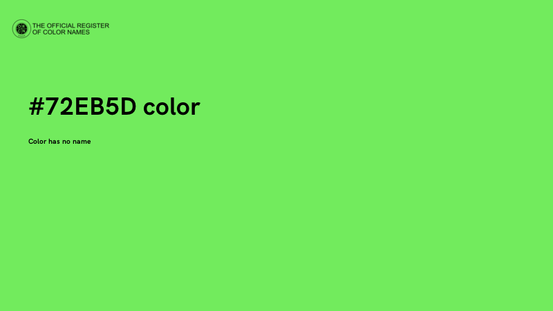 #72EB5D color image