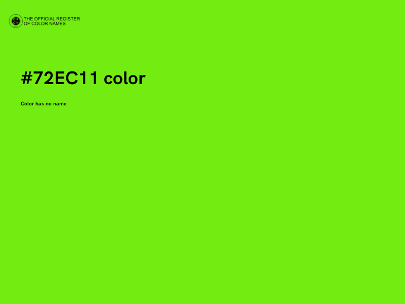 #72EC11 color image