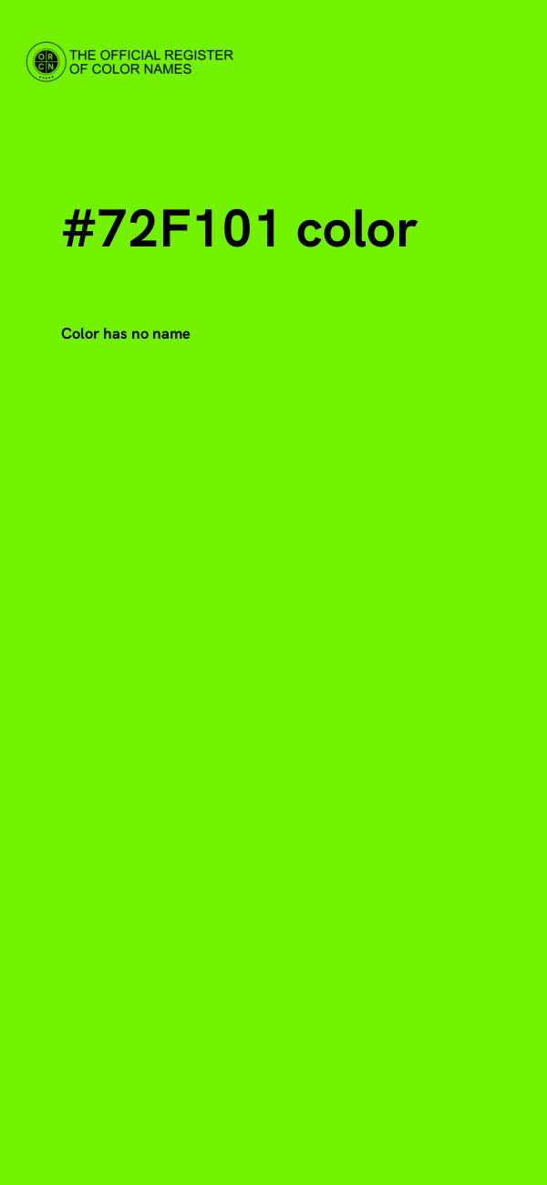 #72F101 color image
