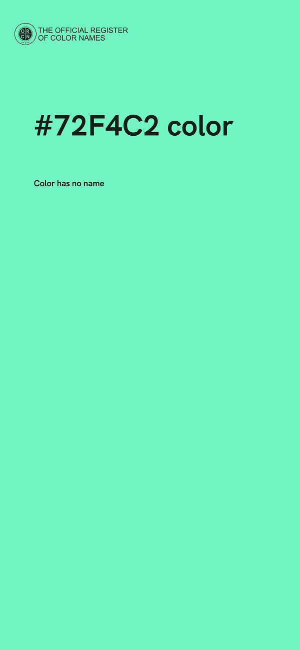 #72F4C2 color image