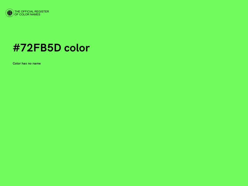 #72FB5D color image