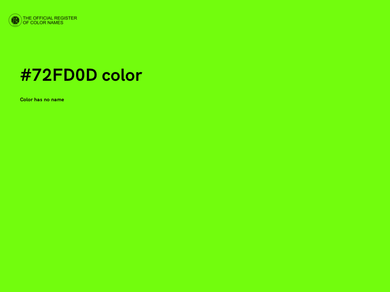 #72FD0D color image