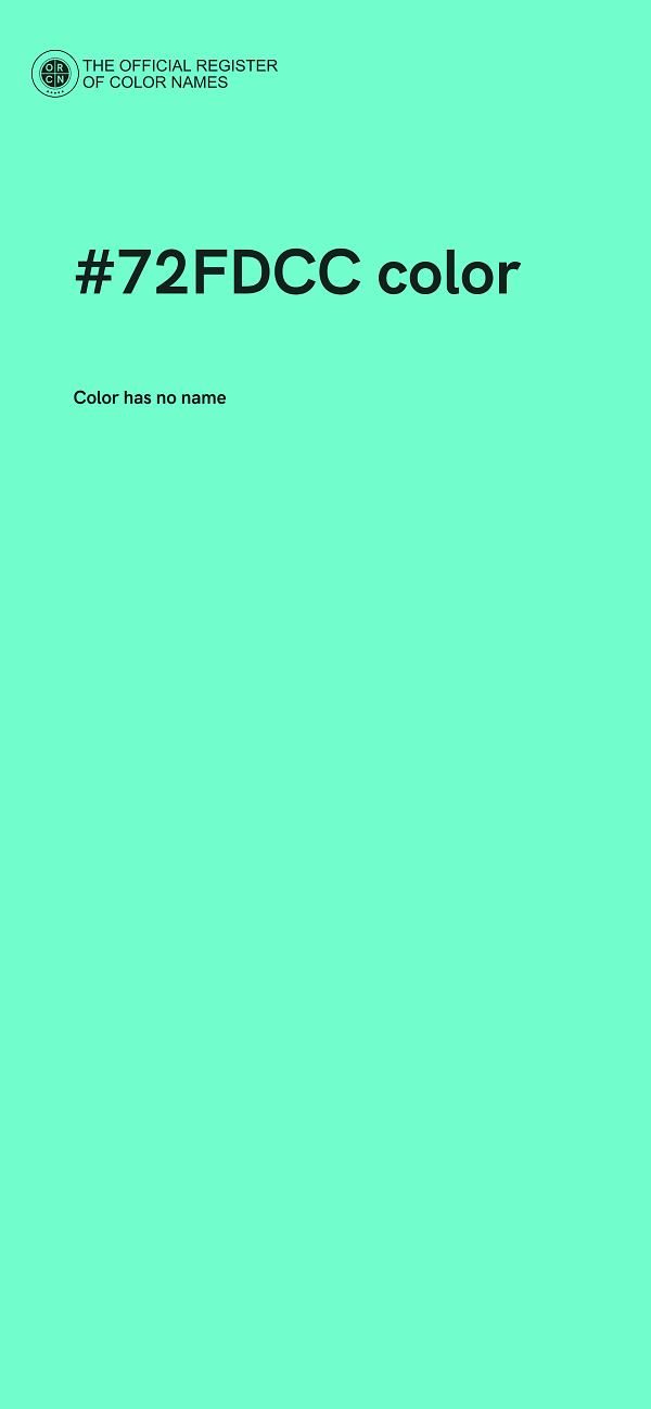 #72FDCC color image