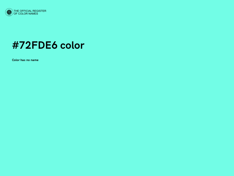 #72FDE6 color image