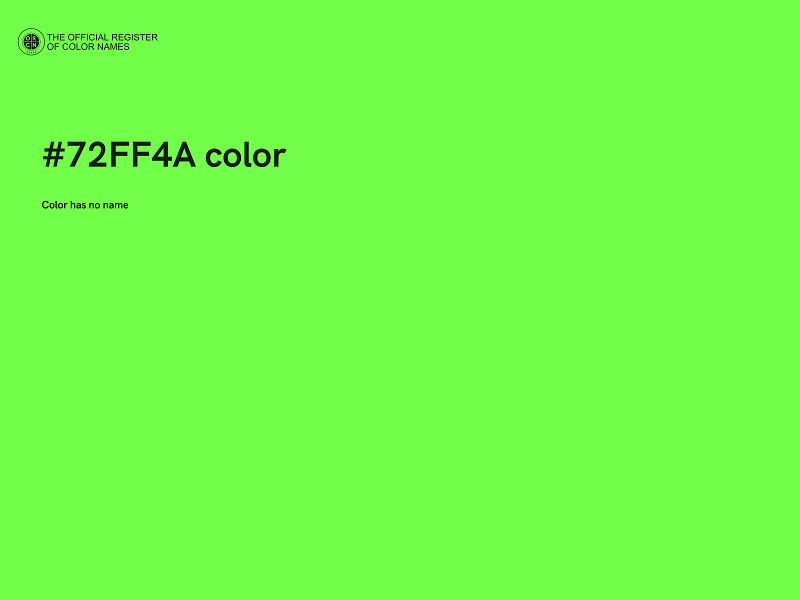 #72FF4A color image