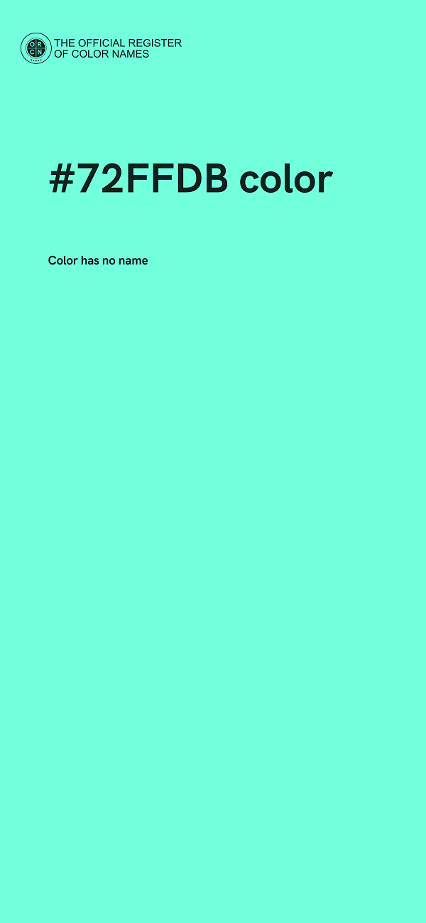 #72FFDB color image