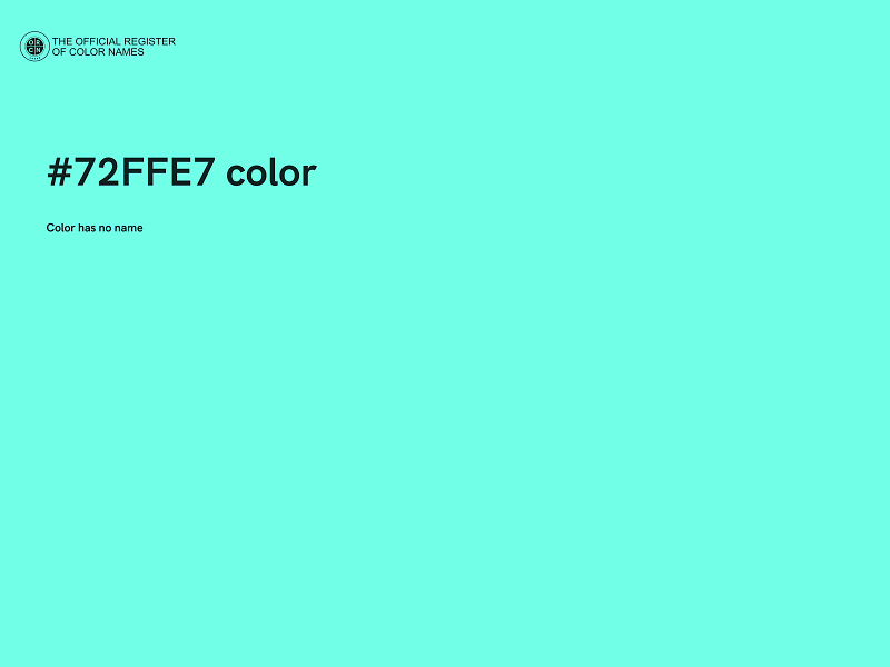 #72FFE7 color image