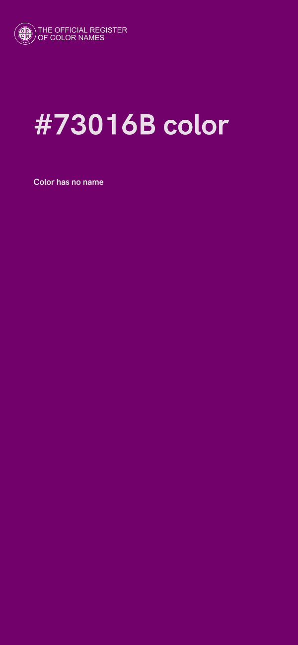 #73016B color image