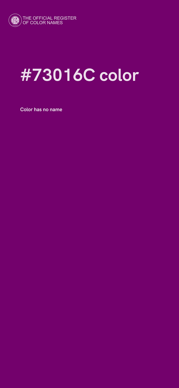#73016C color image