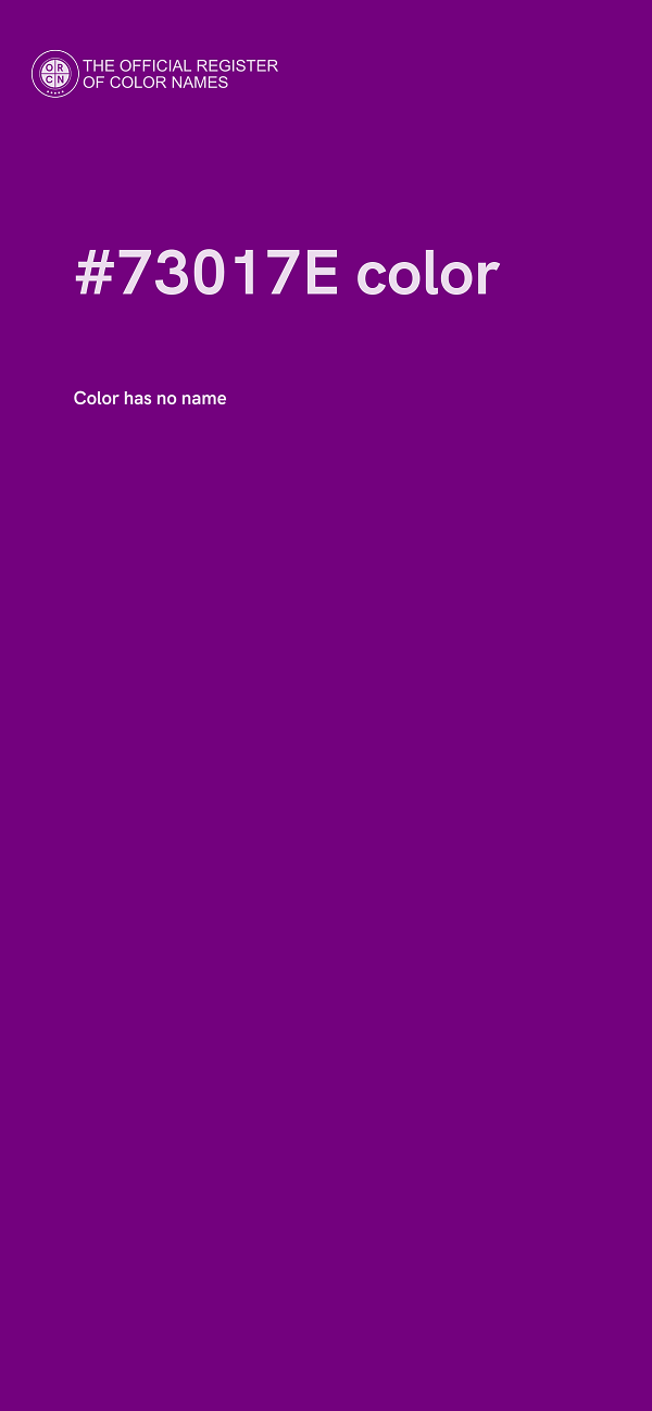 #73017E color image