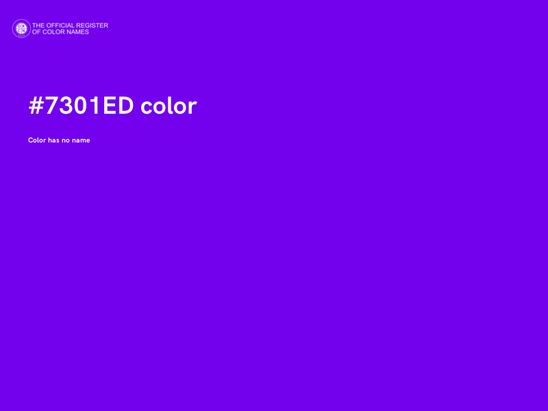 #7301ED color image