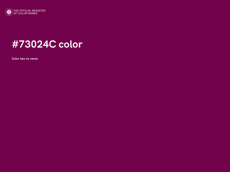 #73024C color image