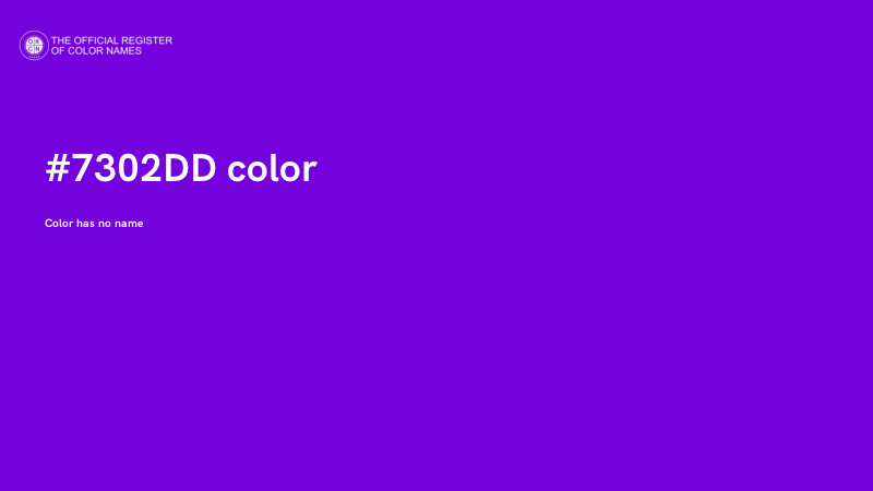 #7302DD color image