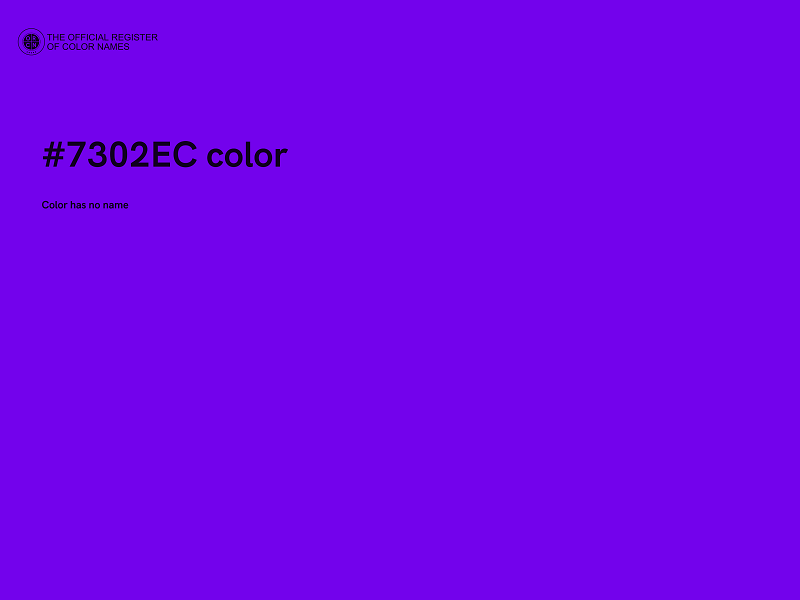 #7302EC color image
