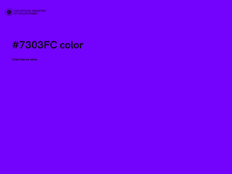 #7303FC color image