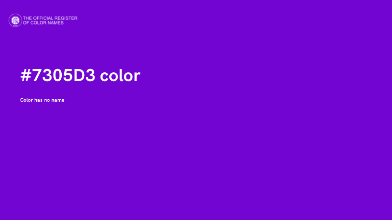 #7305D3 color image