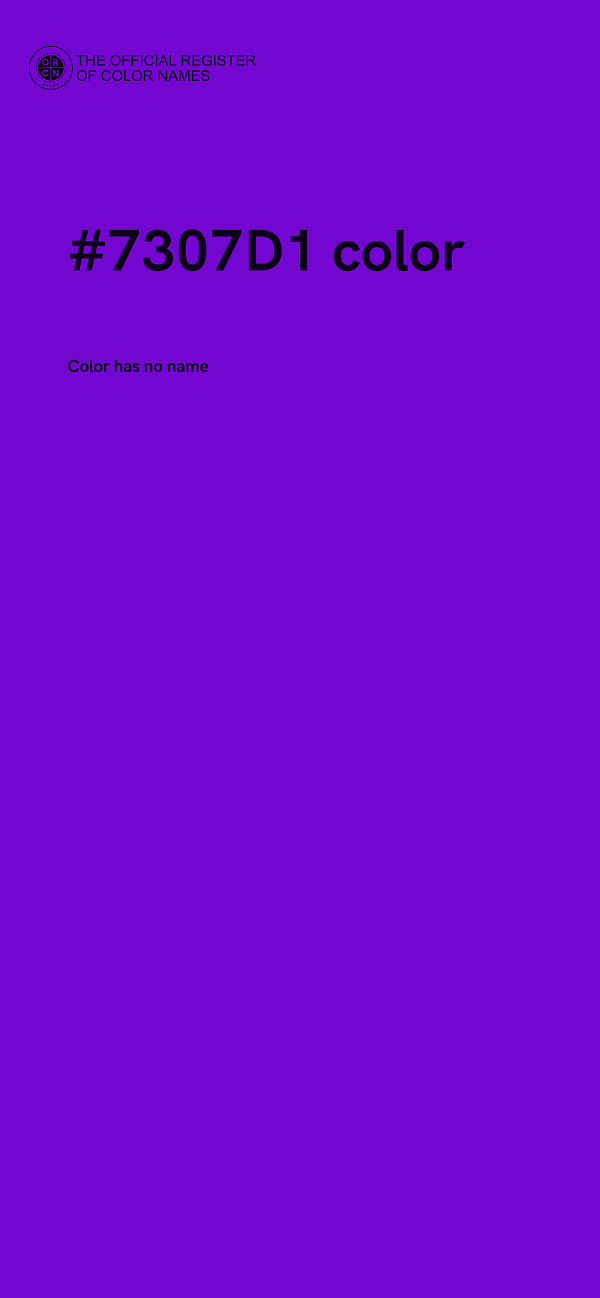 #7307D1 color image