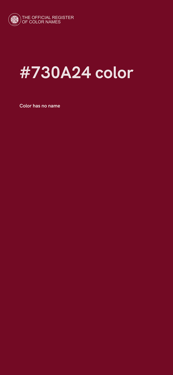 #730A24 color image