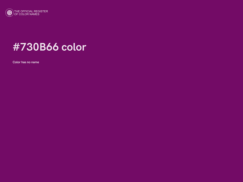 #730B66 color image