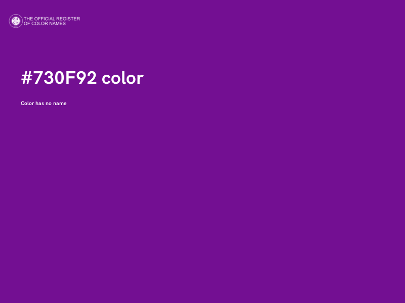 #730F92 color image