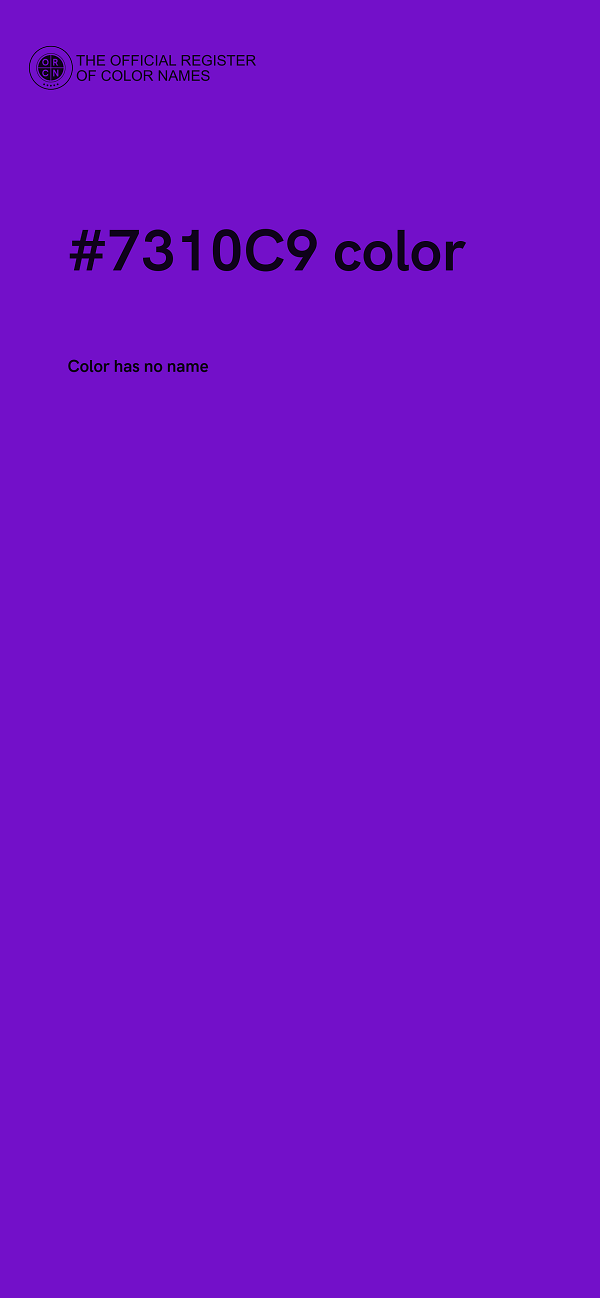 #7310C9 color image