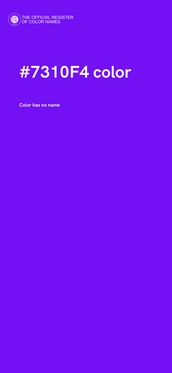 #7310F4 color image
