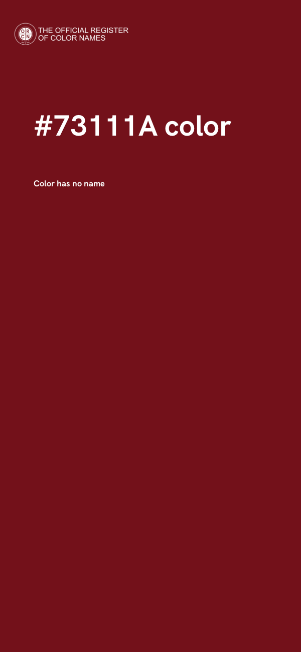 #73111A color image