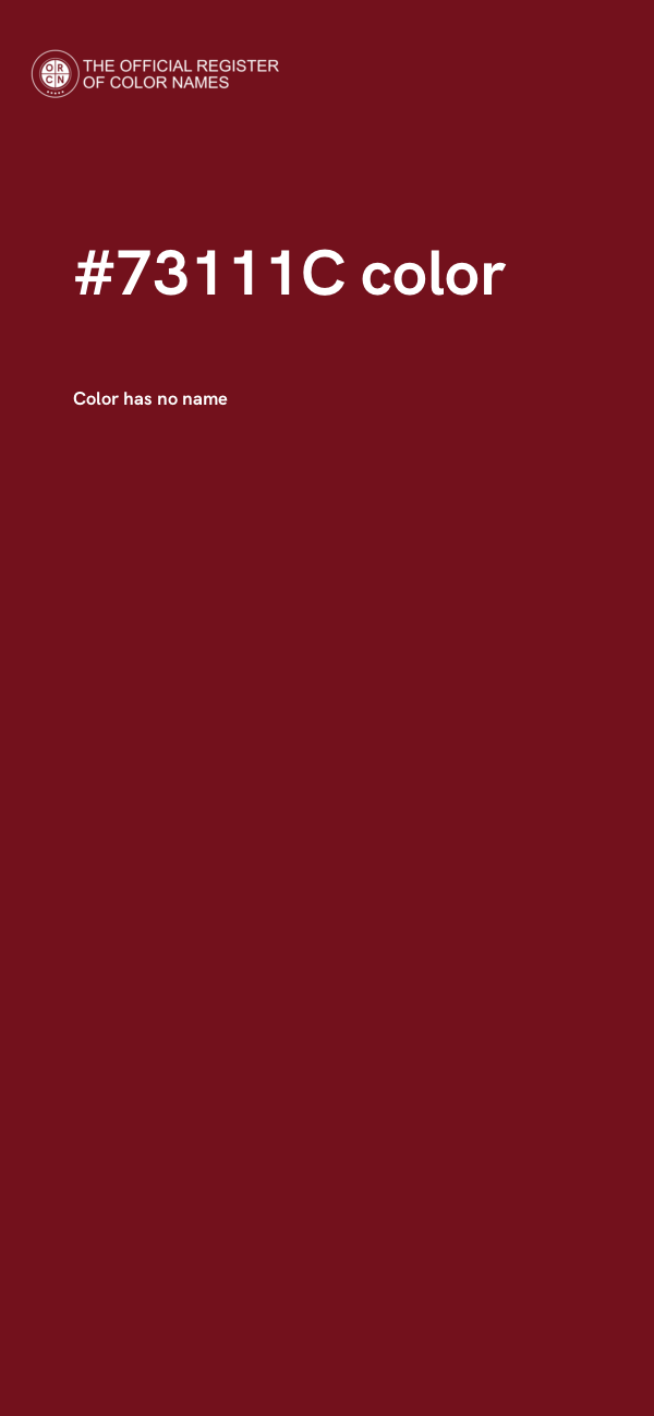 #73111C color image