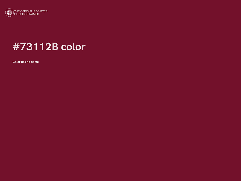 #73112B color image