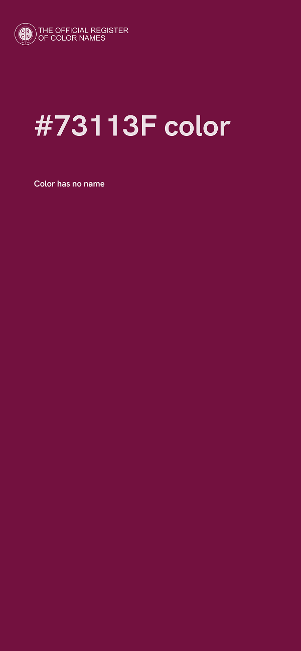 #73113F color image