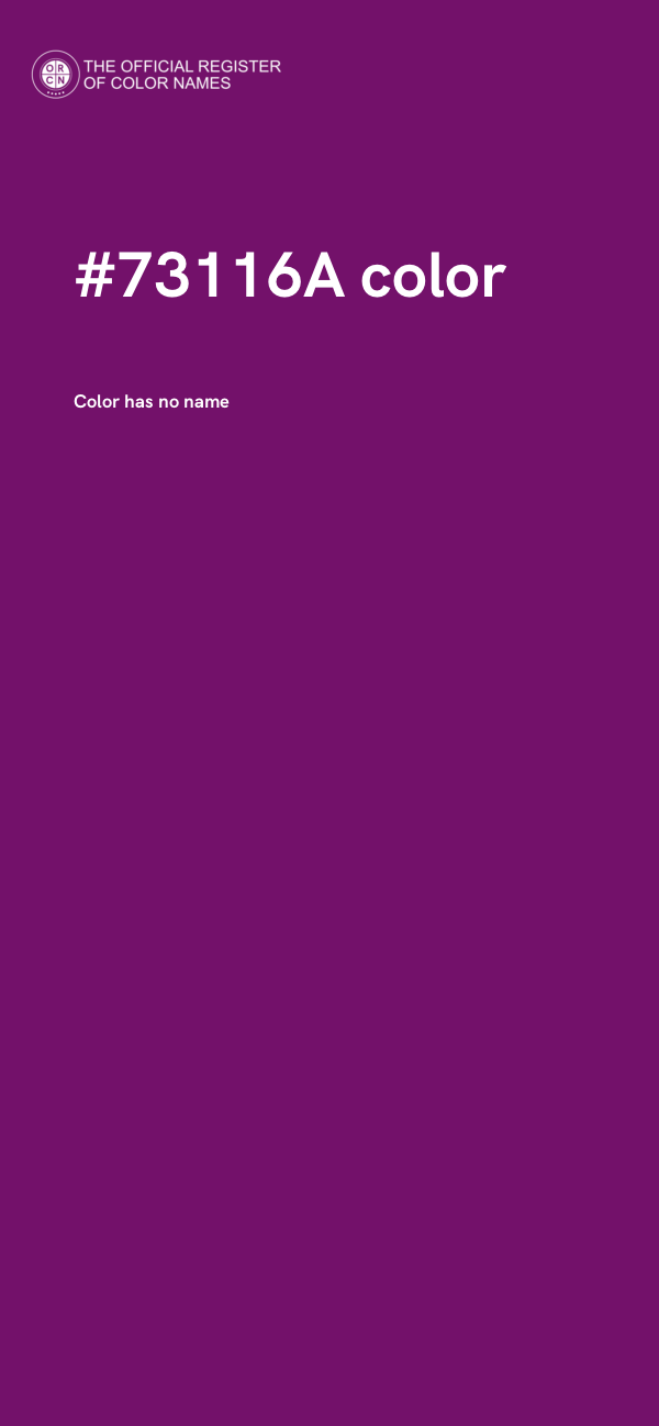 #73116A color image