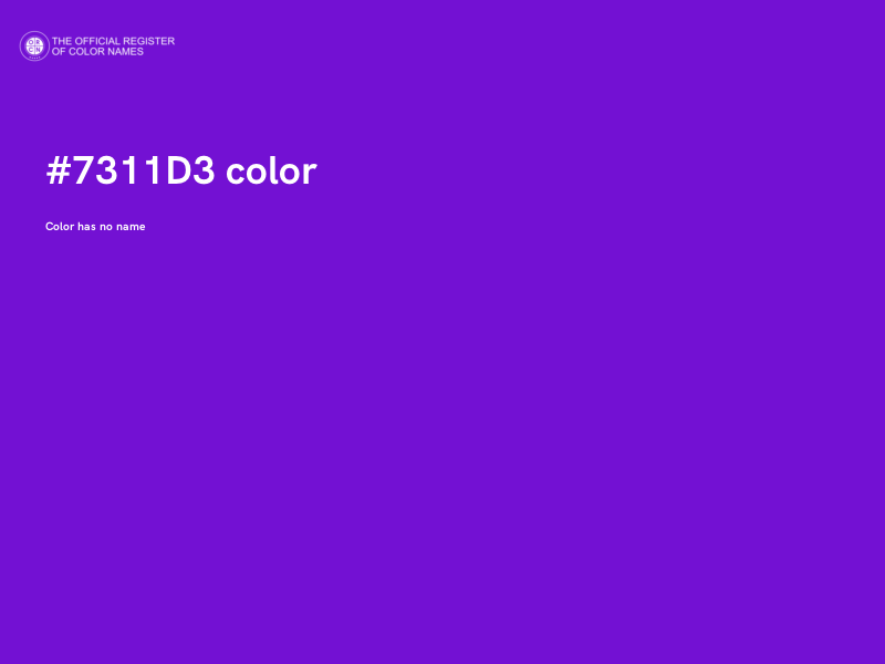 #7311D3 color image