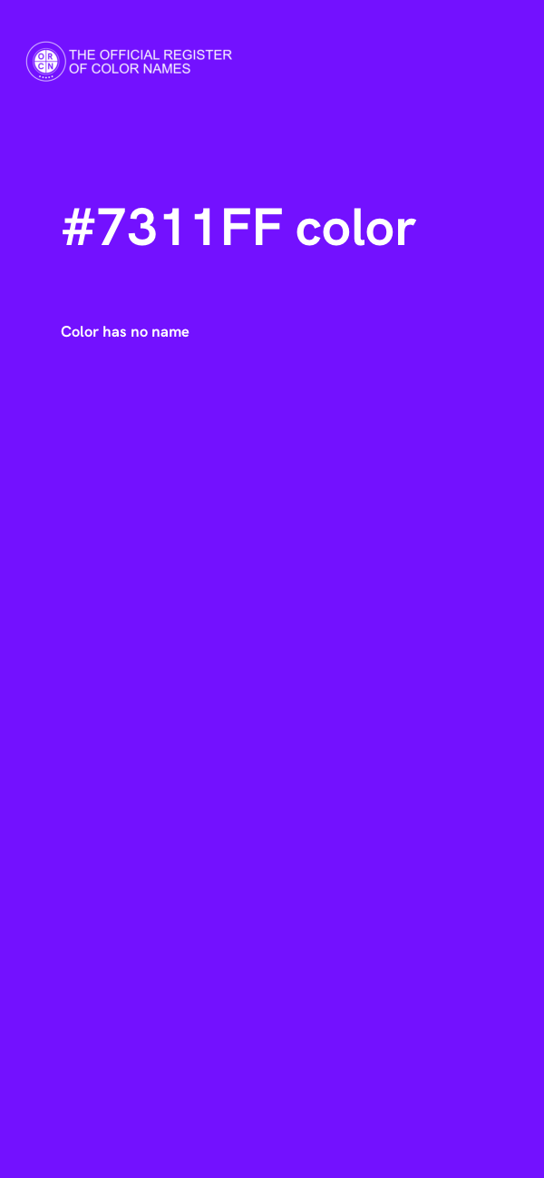 #7311FF color image