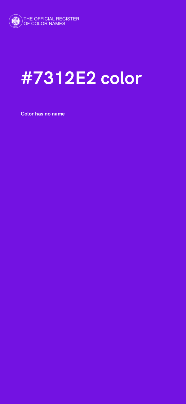 #7312E2 color image