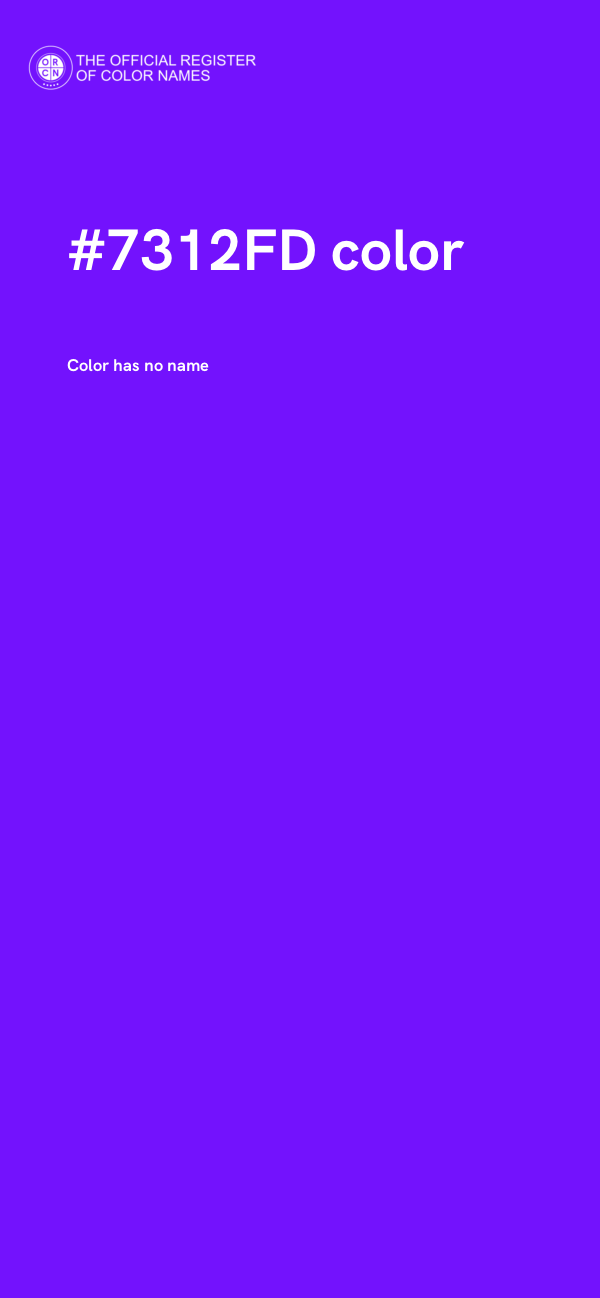 #7312FD color image