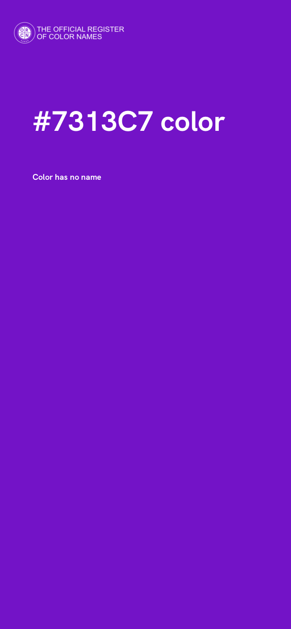 #7313C7 color image